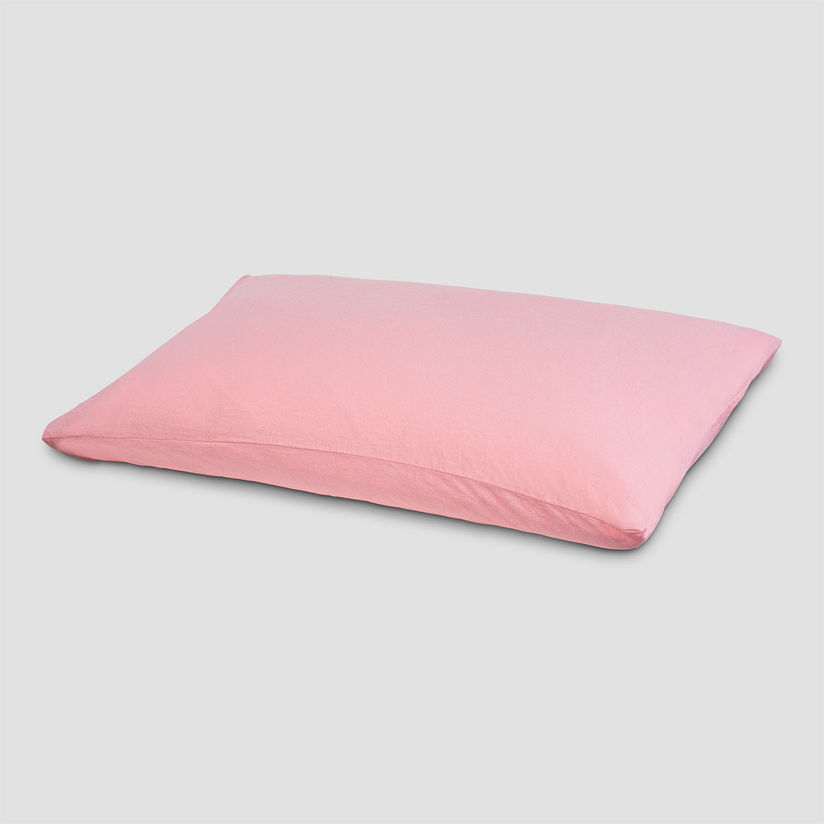 Pink linen pillow hotsell