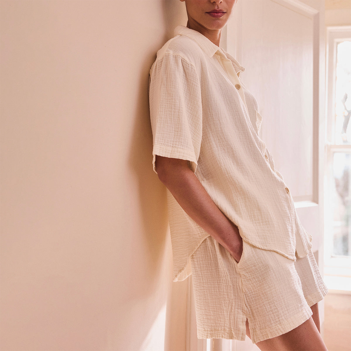 Butterbean Cotton Gauze Women's Pyjama Shorts