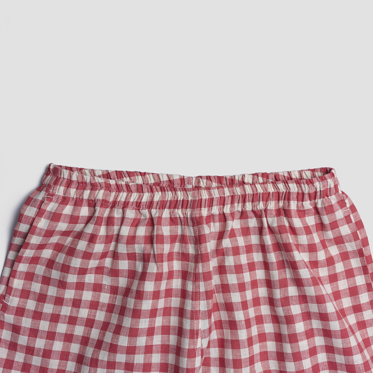 Red gingham clearance shorts womens