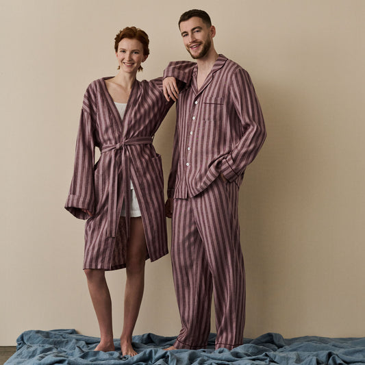 Couple Autumn Winter Striped Pyjamas Cotton Pajamas Set Women Cartoon  Sleepwear Men'S Pajama Sets Pijamas Girl Pyjamas Homewear price in UAE,  UAE