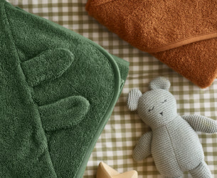 Sweet Pea Cotton Woodland Animal Hooded Towel