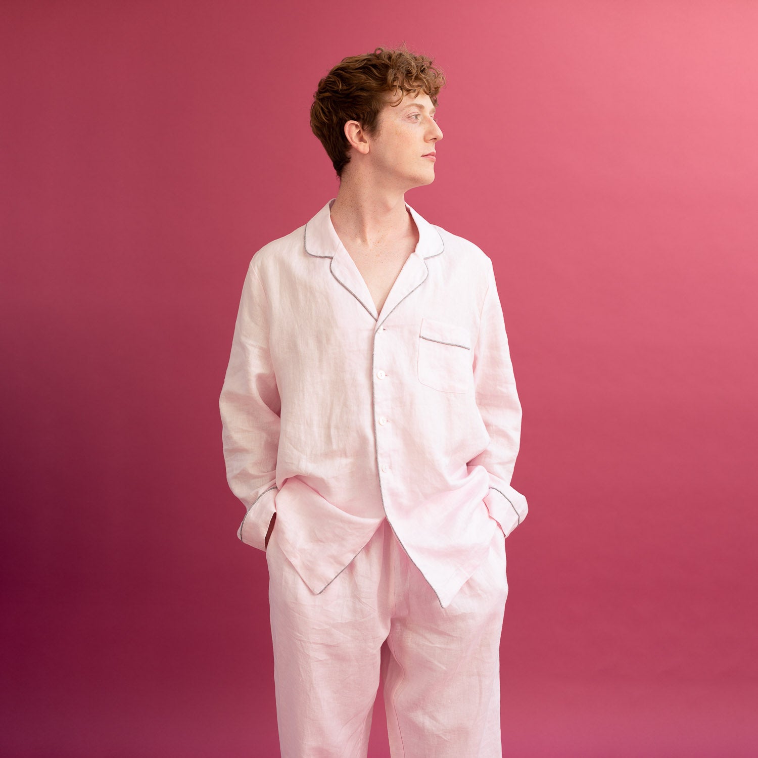 Pink on sale pyjama set